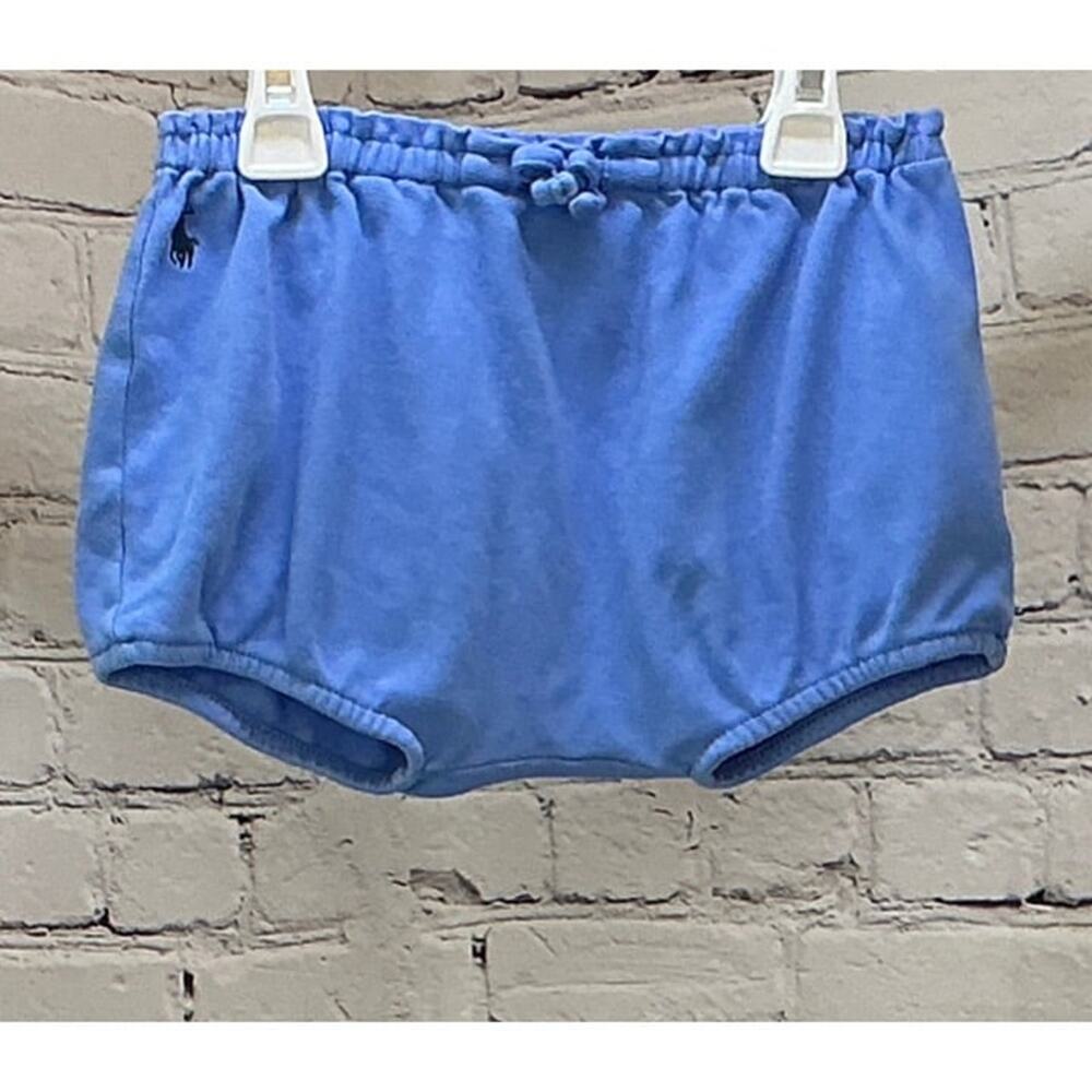 Ralph Lauren Baby Girl’s Cotton Blue Bloomer Short (Size 24M)